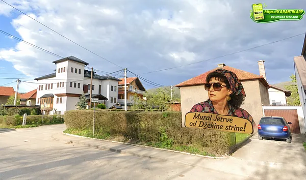 Mural Jetrve od Džekine strine u Mahali, Breza!
